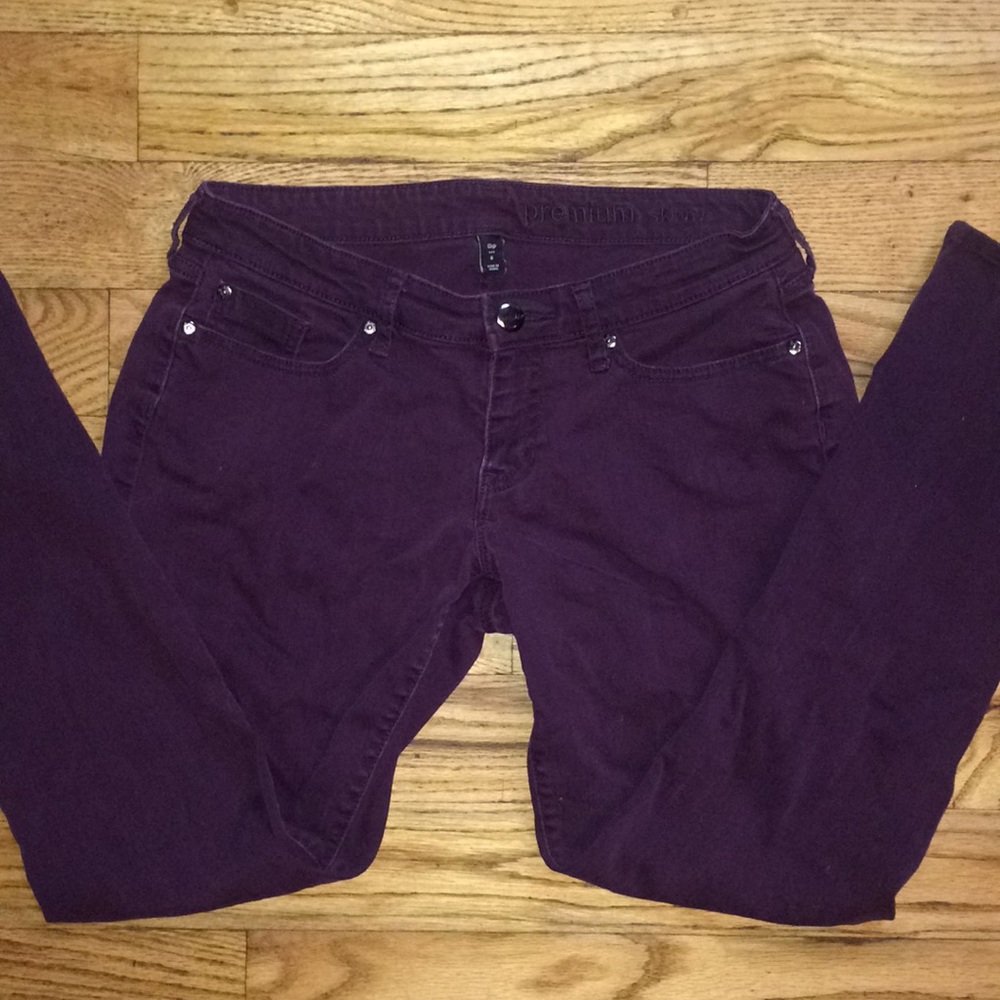 💥PRICE DROP💥 GAP skinny jeans, vineyard, size 6